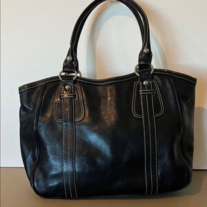Elegant Black Leather Tote Bag - Nordstrom